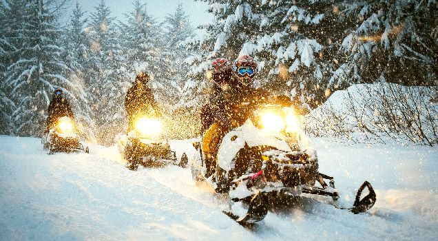 5 Regions to Explore by Snowmobile in Quebec Canada